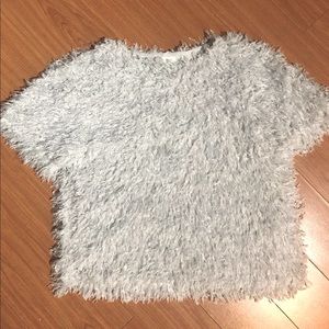 Zara textured top! Only worn once :)